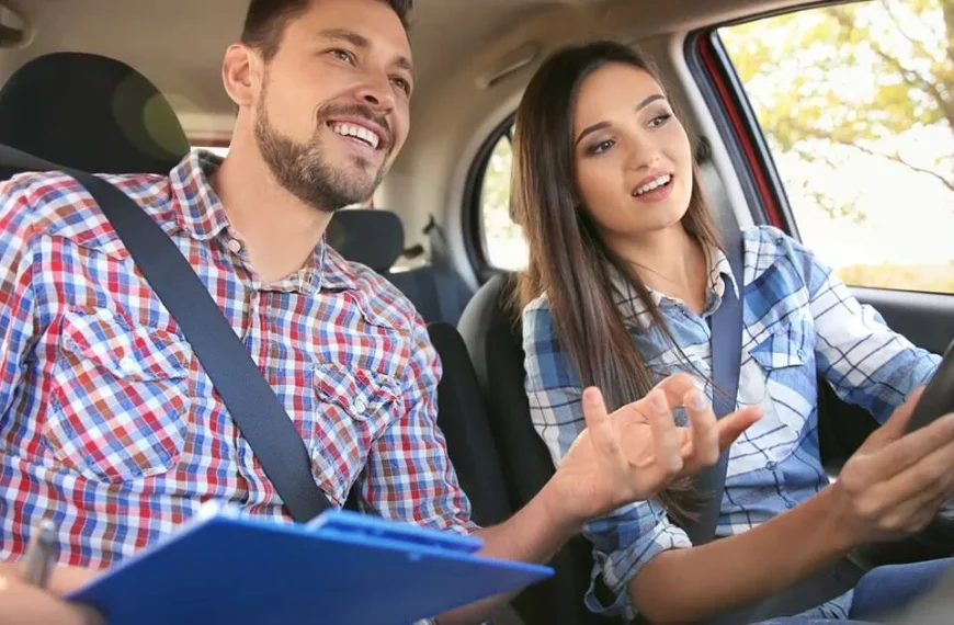 In Car Driving Lesson